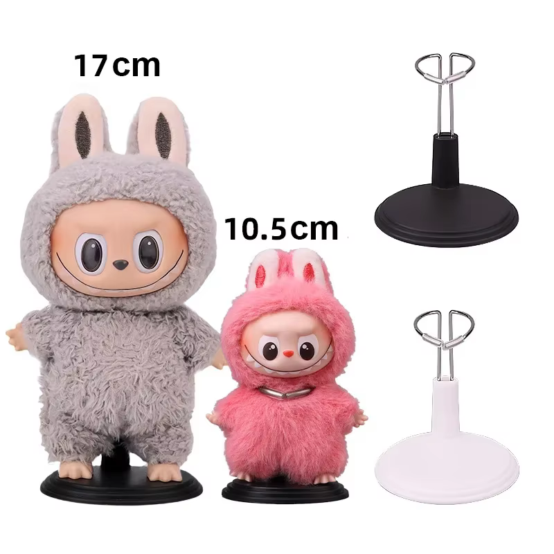 Mini accessoires Labubu, support sur pied pour poupée Labubu 4.0 de 10.5cm sur Table, organisateur de bureau, accessoires d'exposition de poupée