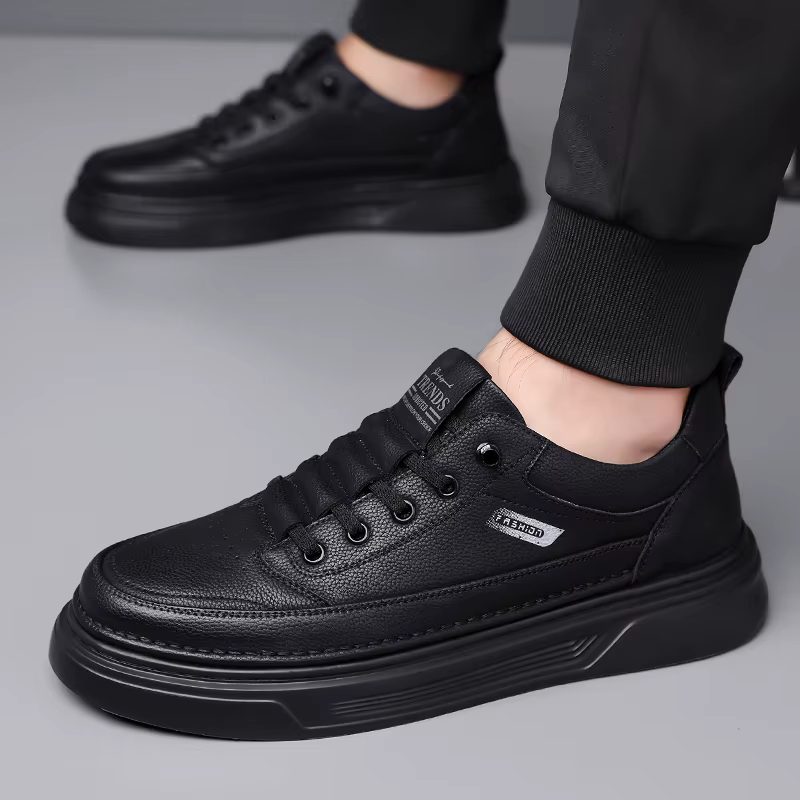 Chaussures décontractées en cuir PU pour hommes