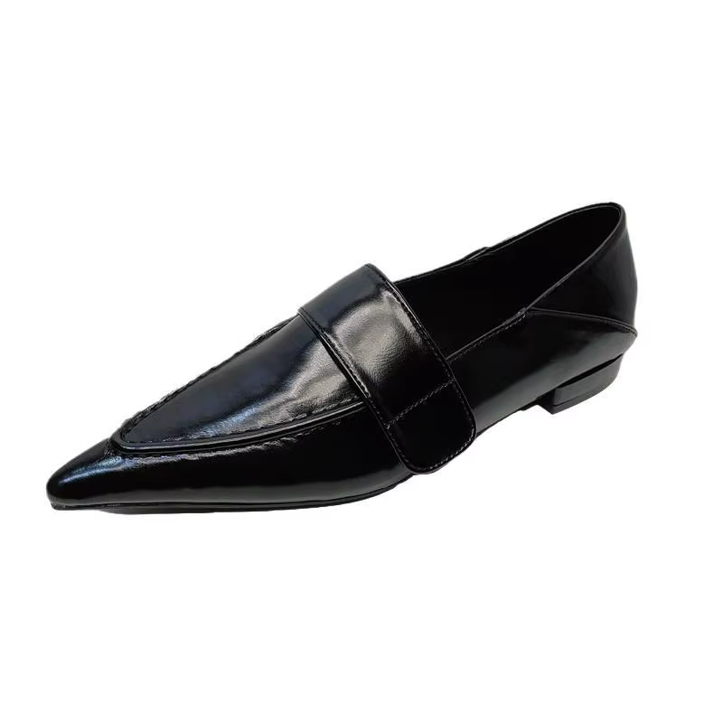 Chaussures pour femmes, nouvelle collection printemps 2026, style européen et américain, chaussures pointues à talon bas, chaussures professionnelles pour femmes