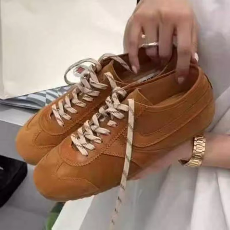 Chaussures d'entraînement allemandes femmes 2026 été plat à lacets Forrest Gump