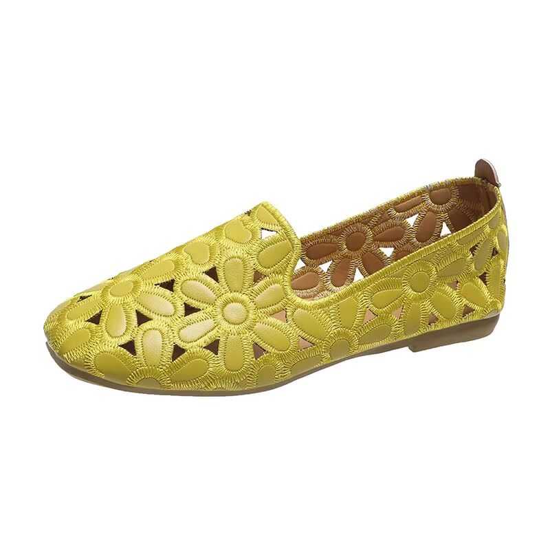Taille 35-42 chaussures d'été à bout carré pour femmes