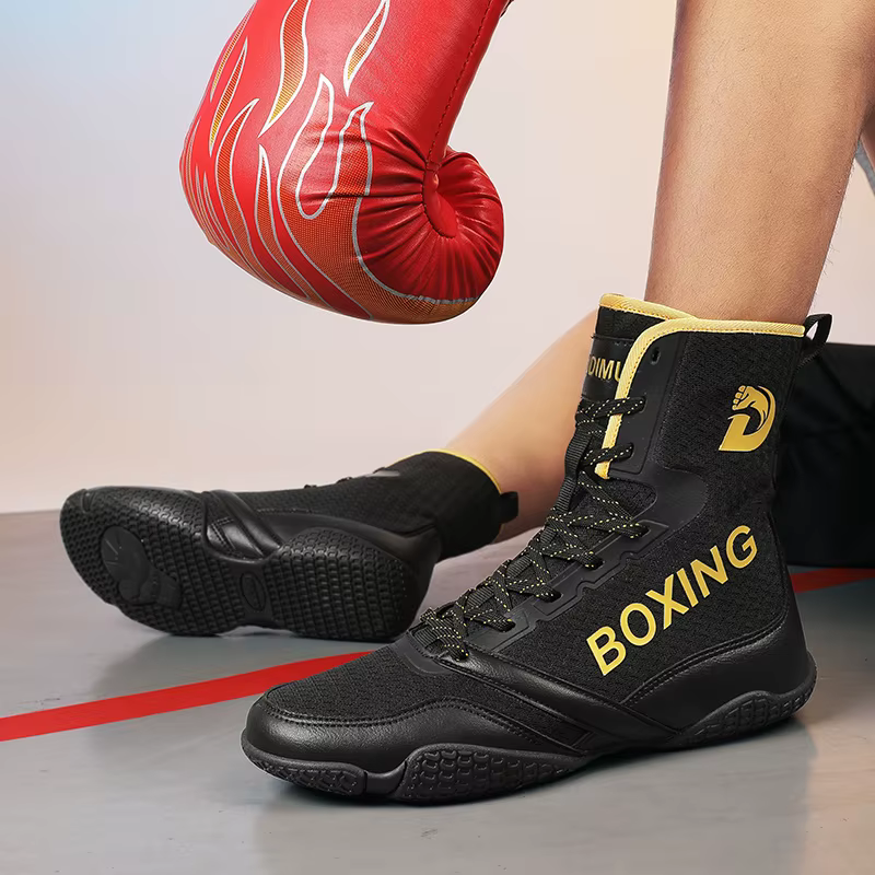 Chaussures de boxe Anti-collision à Support Stable