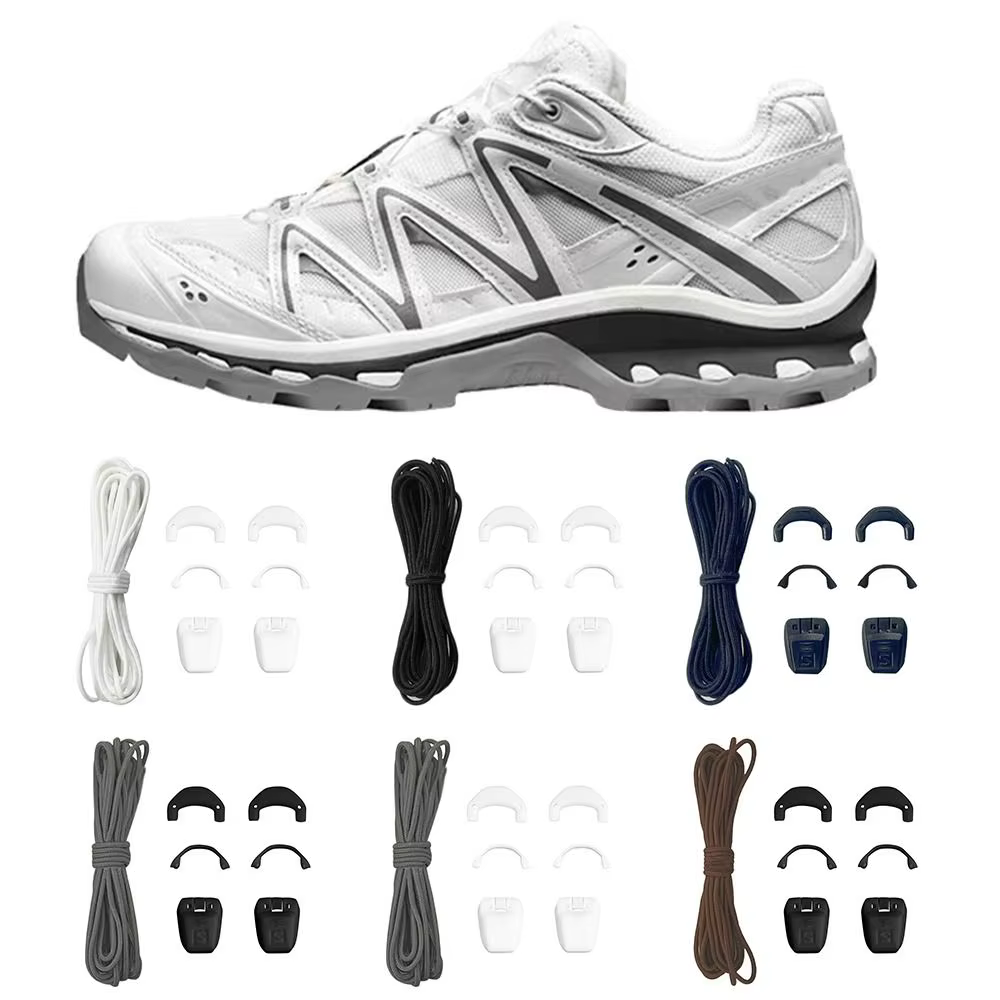 Kit de lacets rapides pour chaussures de tennis rondes sans attaches