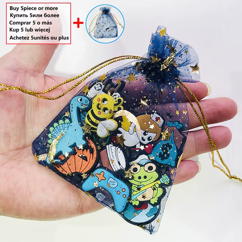 Blue Shlavabo Shoe Charms pour Crocs