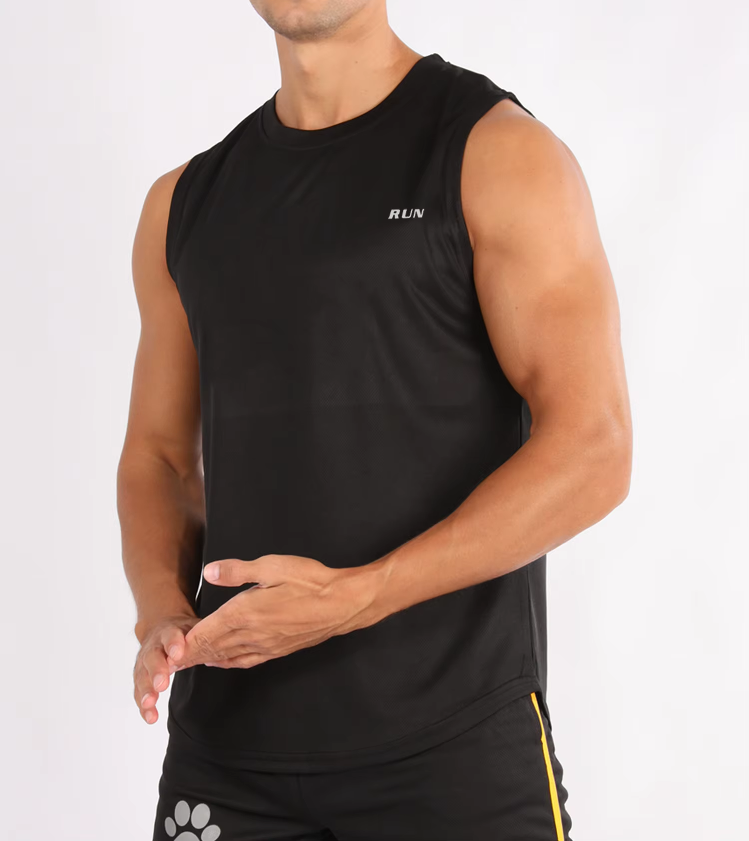 Gilets de Fitness d'été pour hommes, vêtements d'entraînement physique, Fitness de vitesse, chemises amples sans manches, gilets de basket-ball à la mode pour hommes