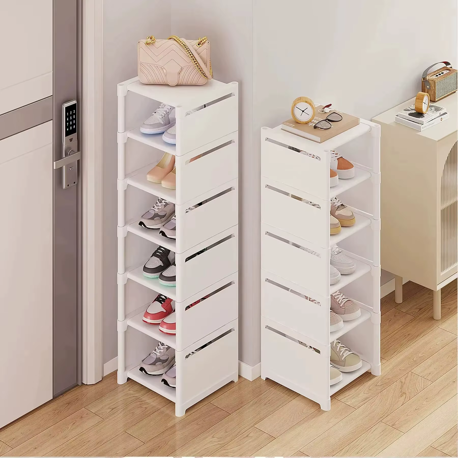 Organisateur de rangement à chaussures empilable
