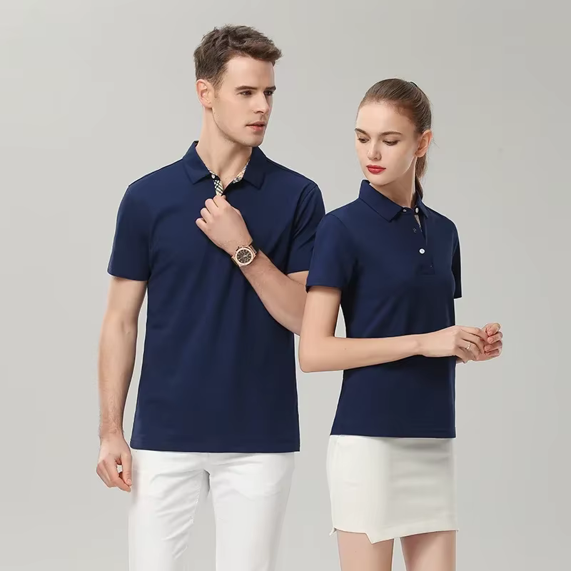 Polo à motif LOGO imprimé personnalisé, revers, multi-style, respirant, affaires, loisirs, groupe d'entreprise, bricolage, aviation, été, 2023