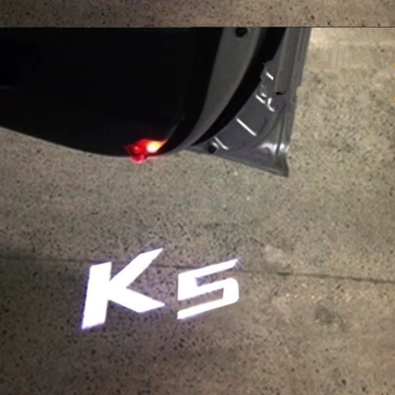 Accessoires de voiture pour KIA K5 première génération 2011 2012 2013 2014 2015 2016, lumières de bienvenue de porte de voiture LED, projecteur de Logo, lampe d'ombre fantôme