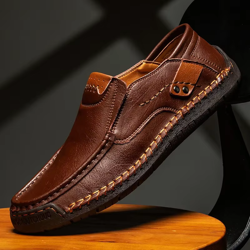 Mocassins en Cuir group pour Homme
