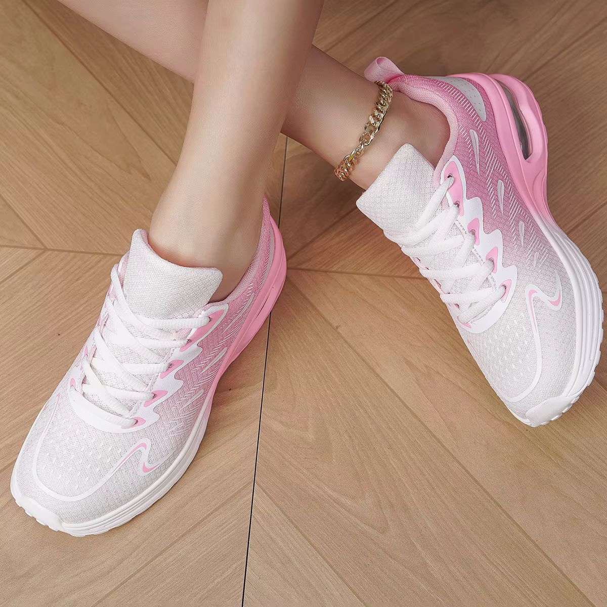 Encounaker-Chaussures de marche en maille à coussin d'air pour femmes