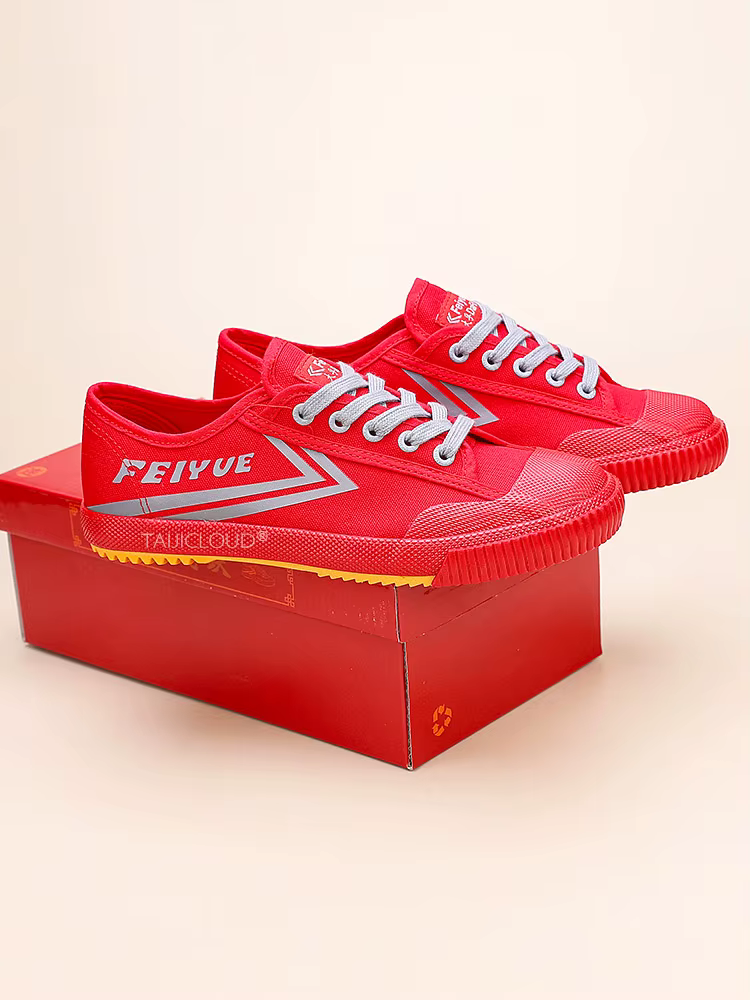 Chaussures de skate décontractées rouges pour hommes