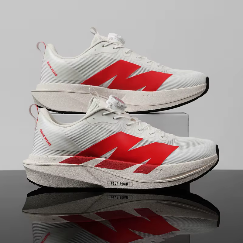Chaussures de course pour hommes à boucle rotative