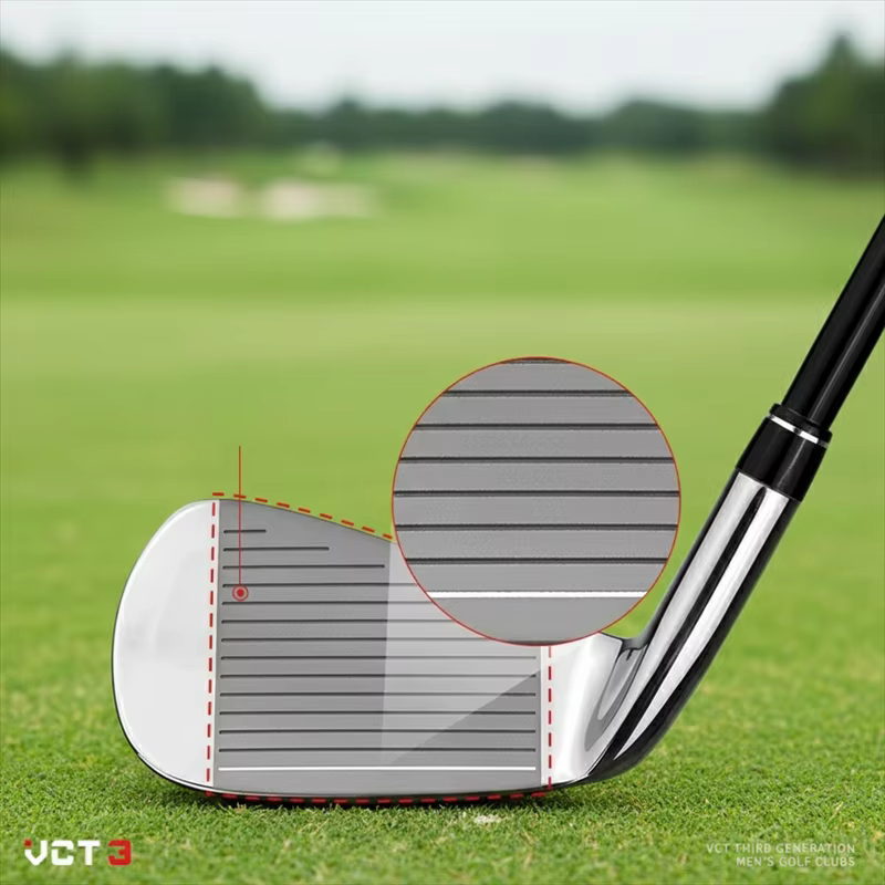 Clubs de golf PGM 7 Irons pour hommes débutants, clubs d'entraînement, surface améliorée et haute élasticité, club d'exercice TIG031