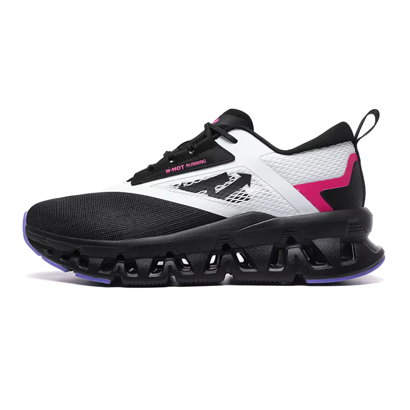 Chaussures de course planche de carbone spécialité Marathon hommes sport respirant léger femmes confortable athlétique antidérapant baskets
