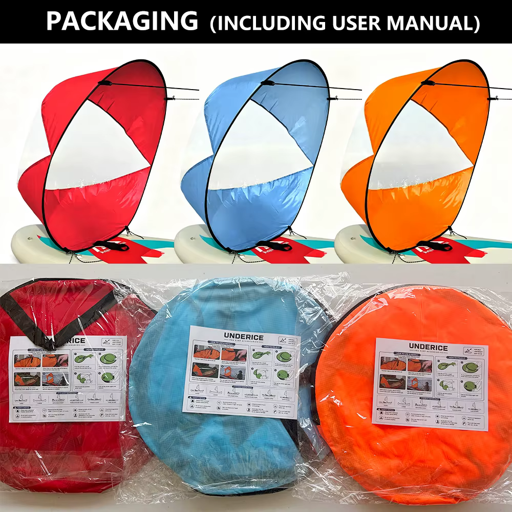 Accessoires de paddle surf, voile de kayak SUP 42 pouces, accessoires SUP, sports nautiques, accessoires de planche de surf gonflable