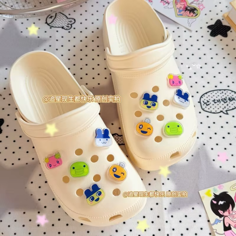 Chaussures à enfiler mignonnes de style dessin animé Tomo-Goko avec trous