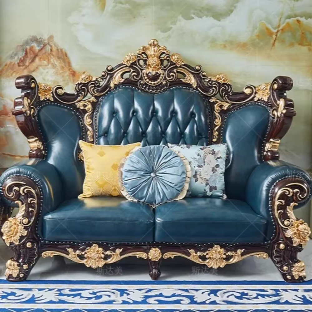 Ensemble de meubles de salon de luxe de style nordique, canapé de chambre à coucher, ensemble de meubles de salon design, canapés confortables pour la maison