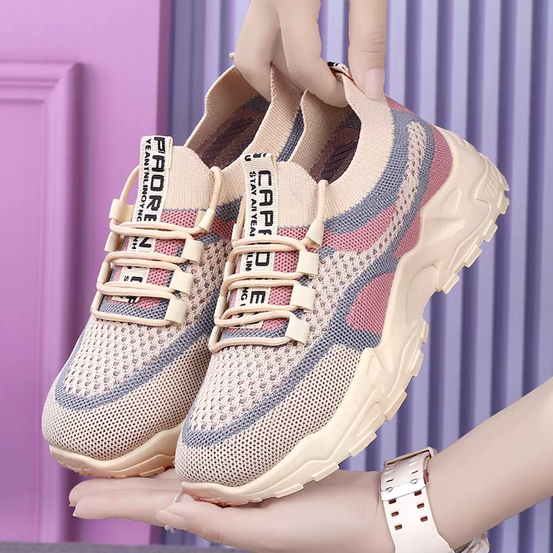 Baskets épaisses 2025 chaussures décontractées pour femmes printemps et automne