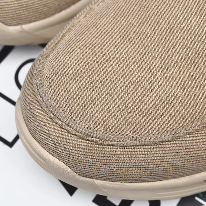 Chaussures décontractées pour hommes mocassins respirants en toile