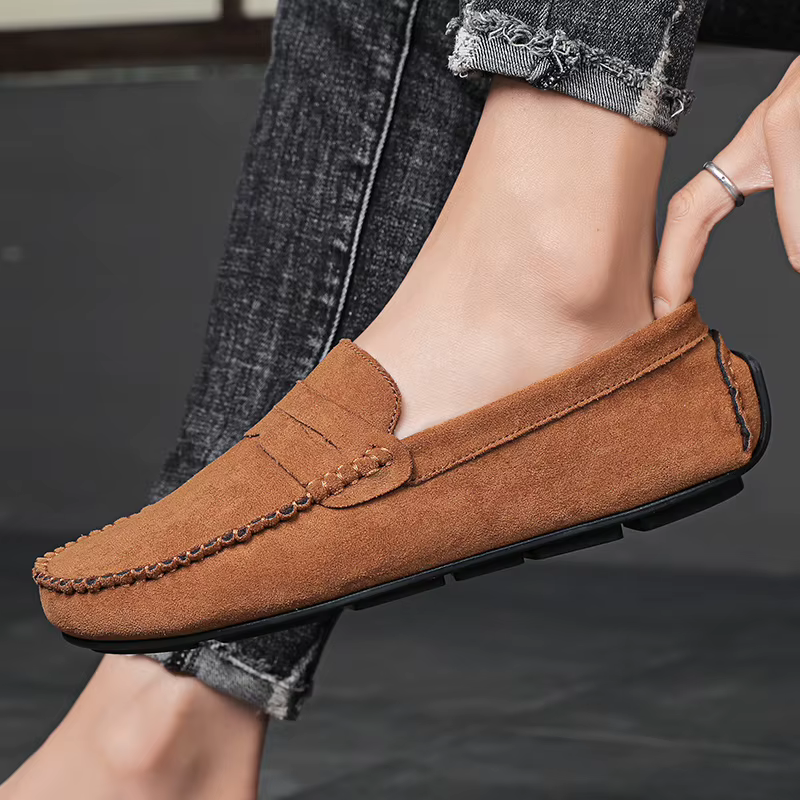 Mocassins en Daim Légers et Doux pour Homme