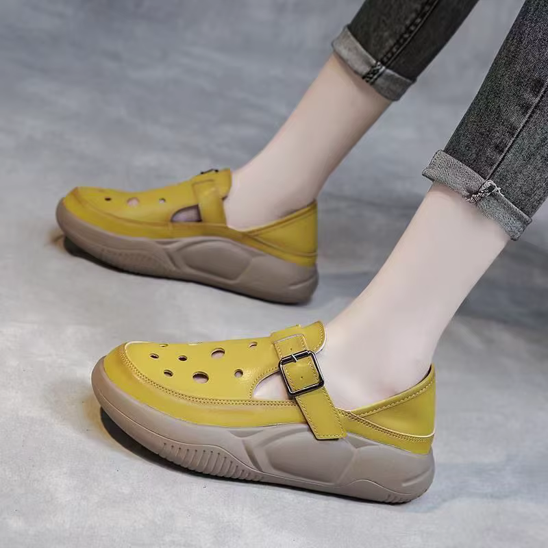 Chaussures pour femmes 2025 été femmes chaussures décontractées pour l'extérieur baskets imperméables plage anti-dérapant tongs décontractées chaussures plates souples