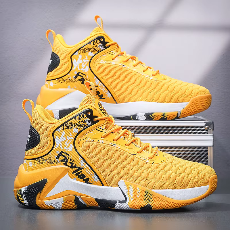 Chaussures de basket-ball respirantes pour hommes, chaussures de sport de plein air, baskets montantes, entraînement athlétique, résistantes à l'usure, grande taille, 49, 50, 51