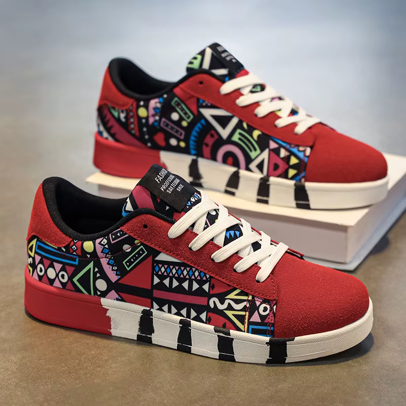 YRZL chaussures de Skateboard hommes toile baskets décontracté respirant