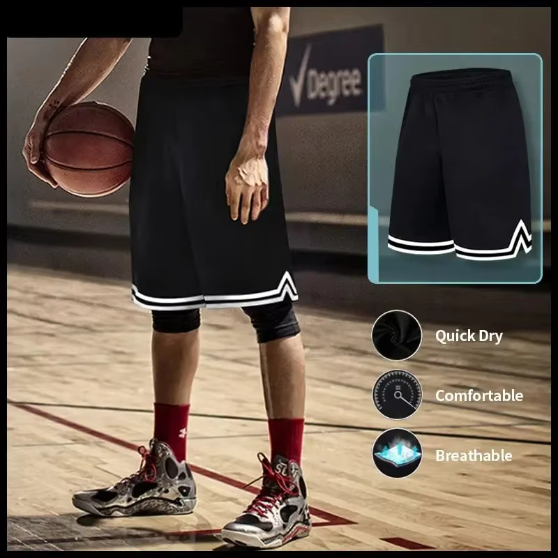 Shorts de basketball mi-cuisse pour hommes