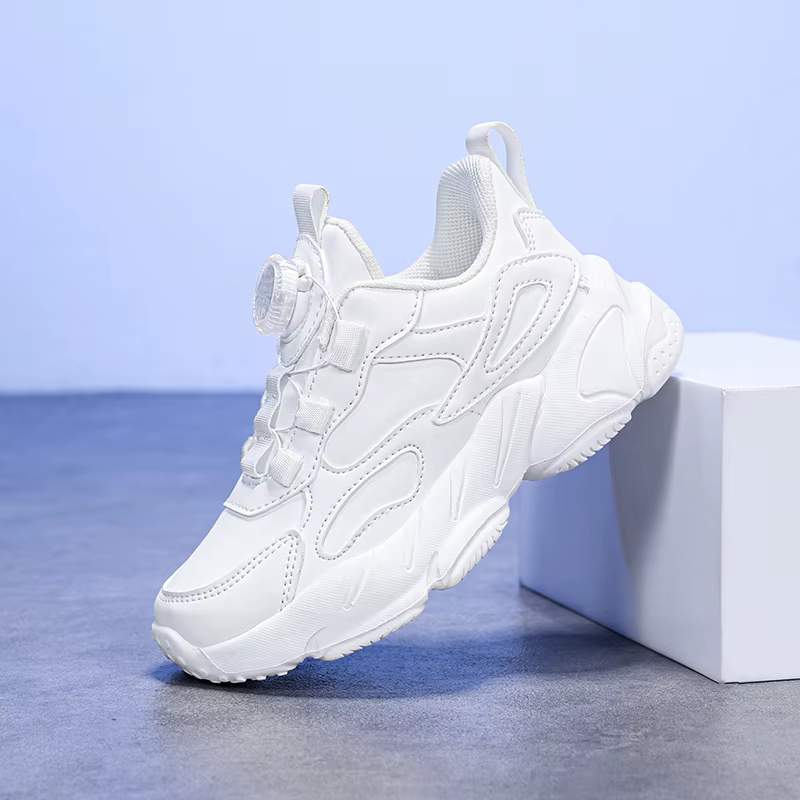 Baskets blanches pour filles