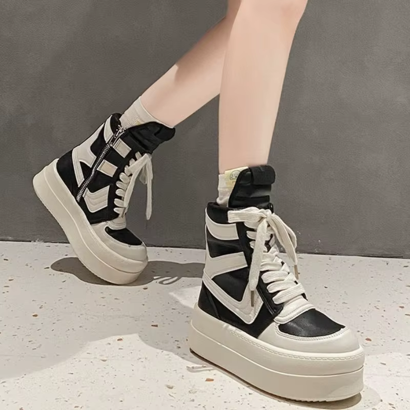 Chaussures à plateforme épaisse pour femme