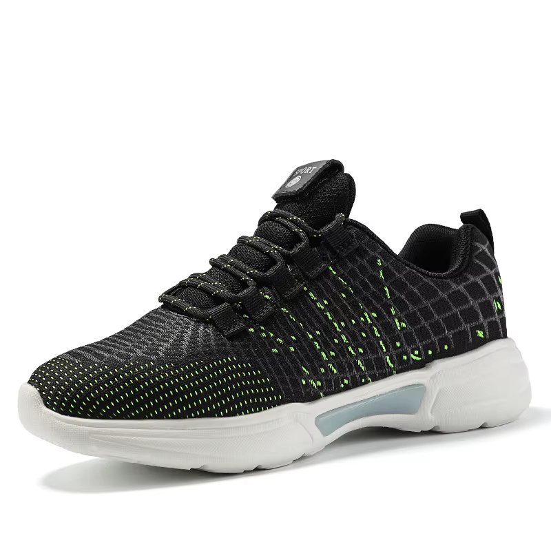 LED chaussures lumière pour hommes nouvel an cadeau éclairer baskets USB recharge fibre optique tissu semelle élastique brillant lumineux clignotant