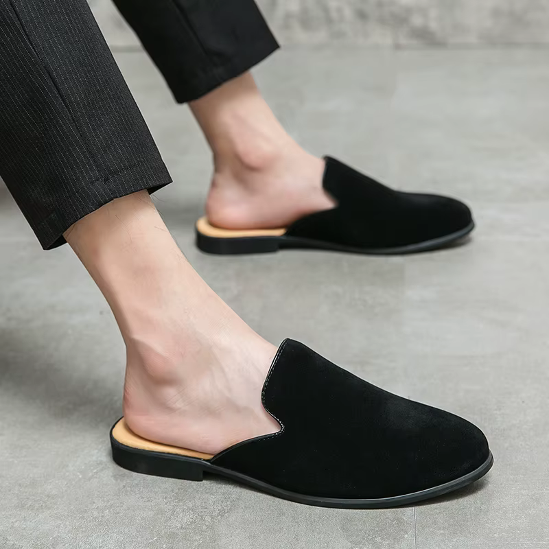 Chaussures en daim à l'offre elles souples pour hommes