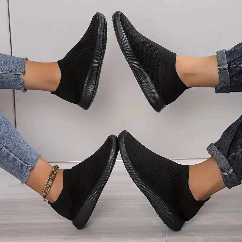 Baskets de couleur unie pour femmes