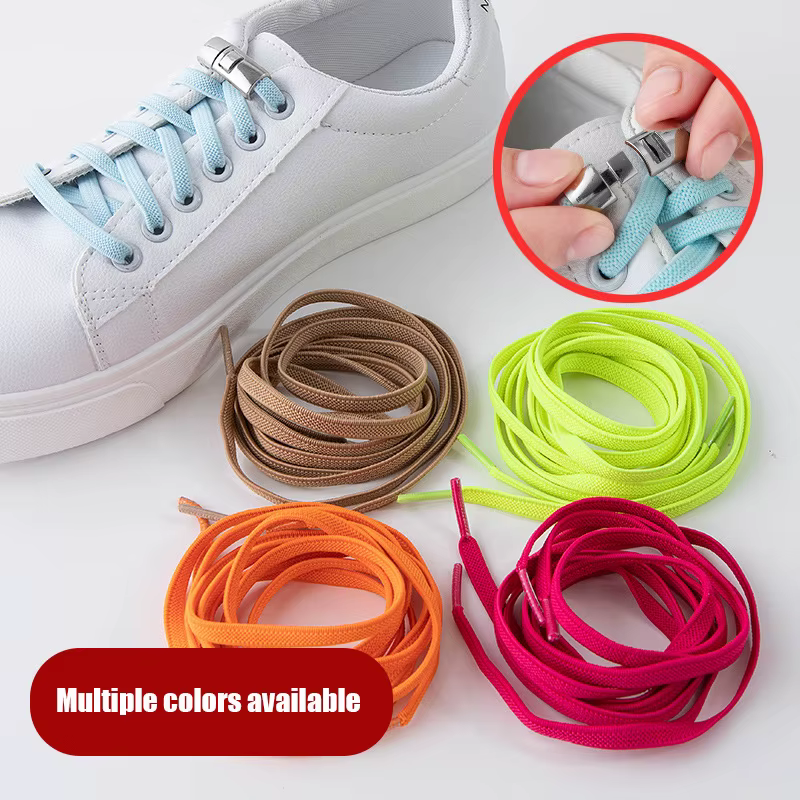 Lacets de Chaussures artificiel astiques Croisés pour Enfants et Adultes