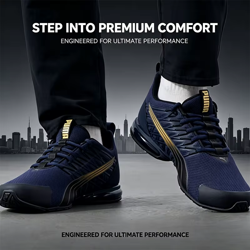 Puma Mid Top Running Shoes 7/24 Antidérapant Léger Respirant Confortable Chaussures de marche 379601-16