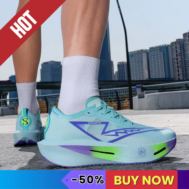 Chaussures de course de sport hommes Marathon baskets CarbonPlate léger respirant confortable femmes athlétique