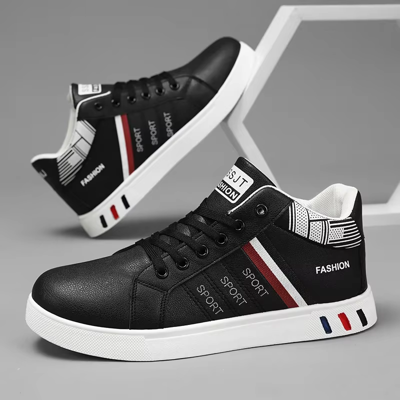 Chaussures de skate en cuir pour hommes