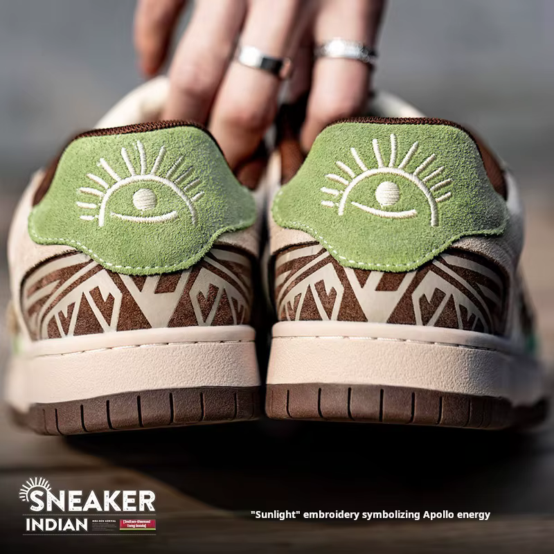 Sneakers plateforme rétro pour hommes