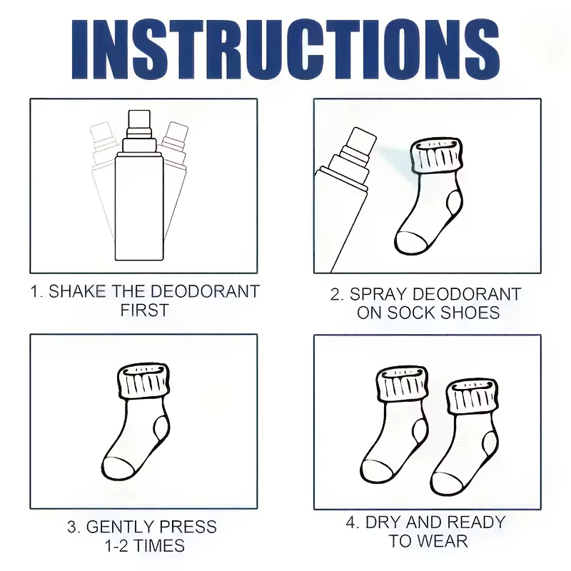Jokjok Spray désodorisant pour chaussures