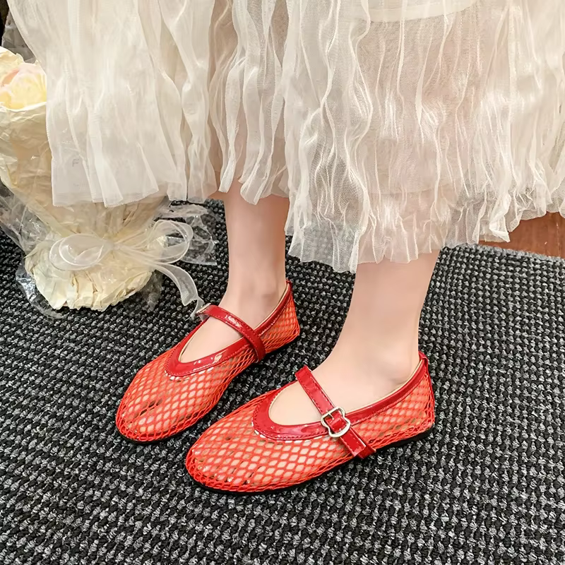 Chaussures de Ballet en maille pour femmes