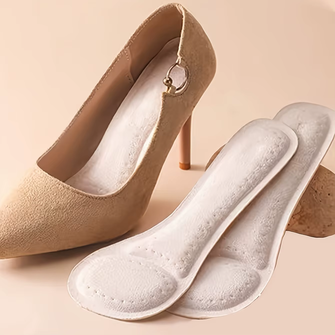 1 paire de semelles intérieures antidérapantes et absorbant les chocs pour femmes | Coussinets de chaussures