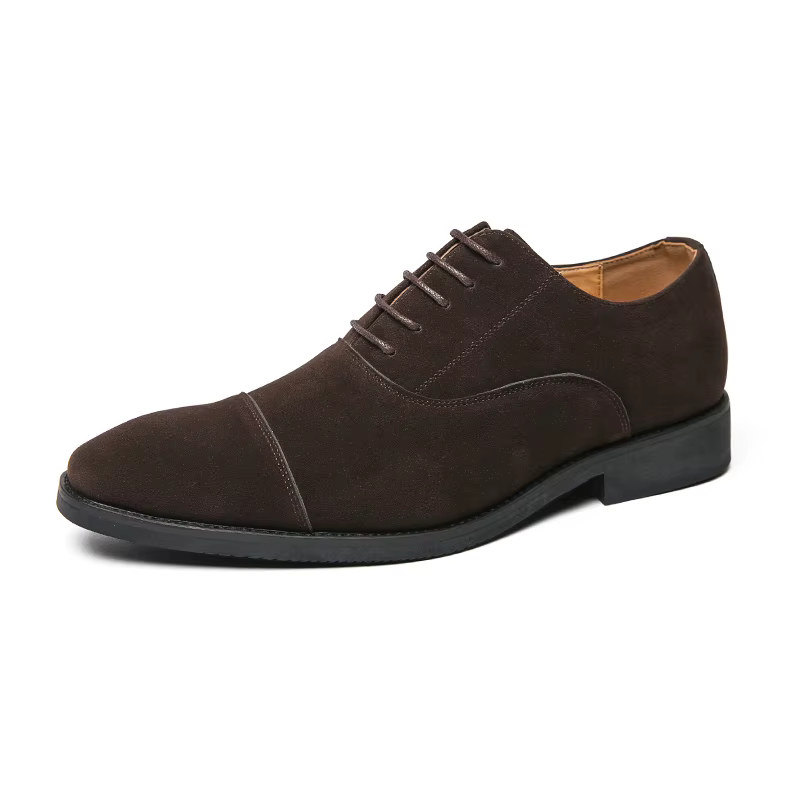 Chaussures en daim de marque italienne pour hommes