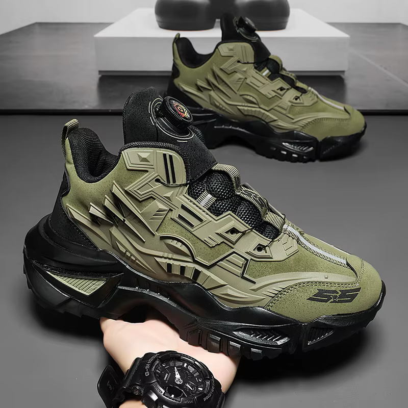 Mode grosses baskets pour hommes confortable 2025 nouvel homme chaussures décontractées en plein air anti-dérapant mâle