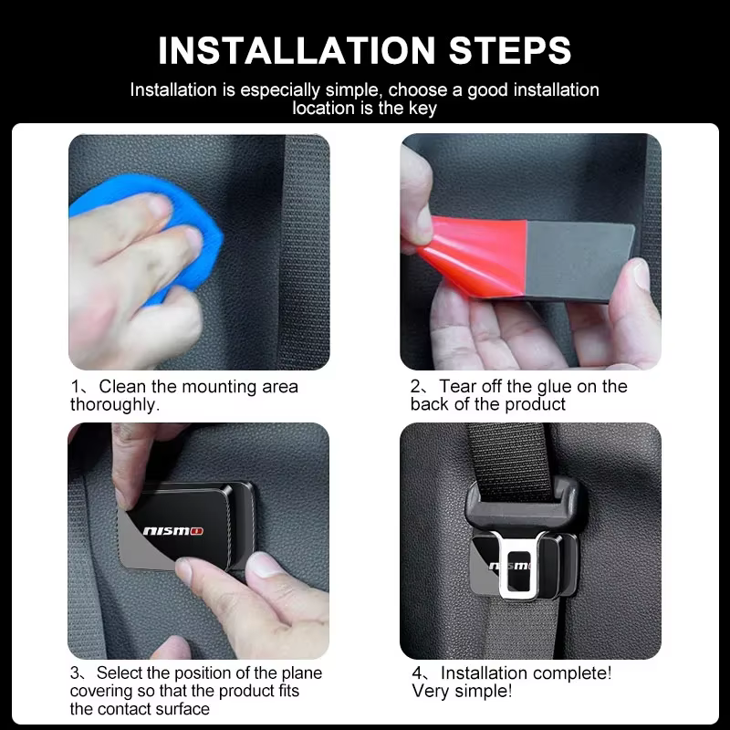 Support de ceinture de sécurité magnétique pour l'intérieur de la voiture, stabilisateur, accessoire automobile pour Nissan Nismo X-trail Almera Qashqai Tiida Teana