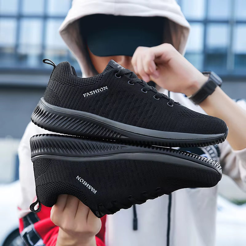 Chaussures de course en tricot pour hommes