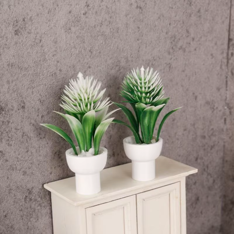 Mini plantes artificielles en pot sans entretien, verdure artificielle réaliste pour la table d'entrée, la décoration de la maison