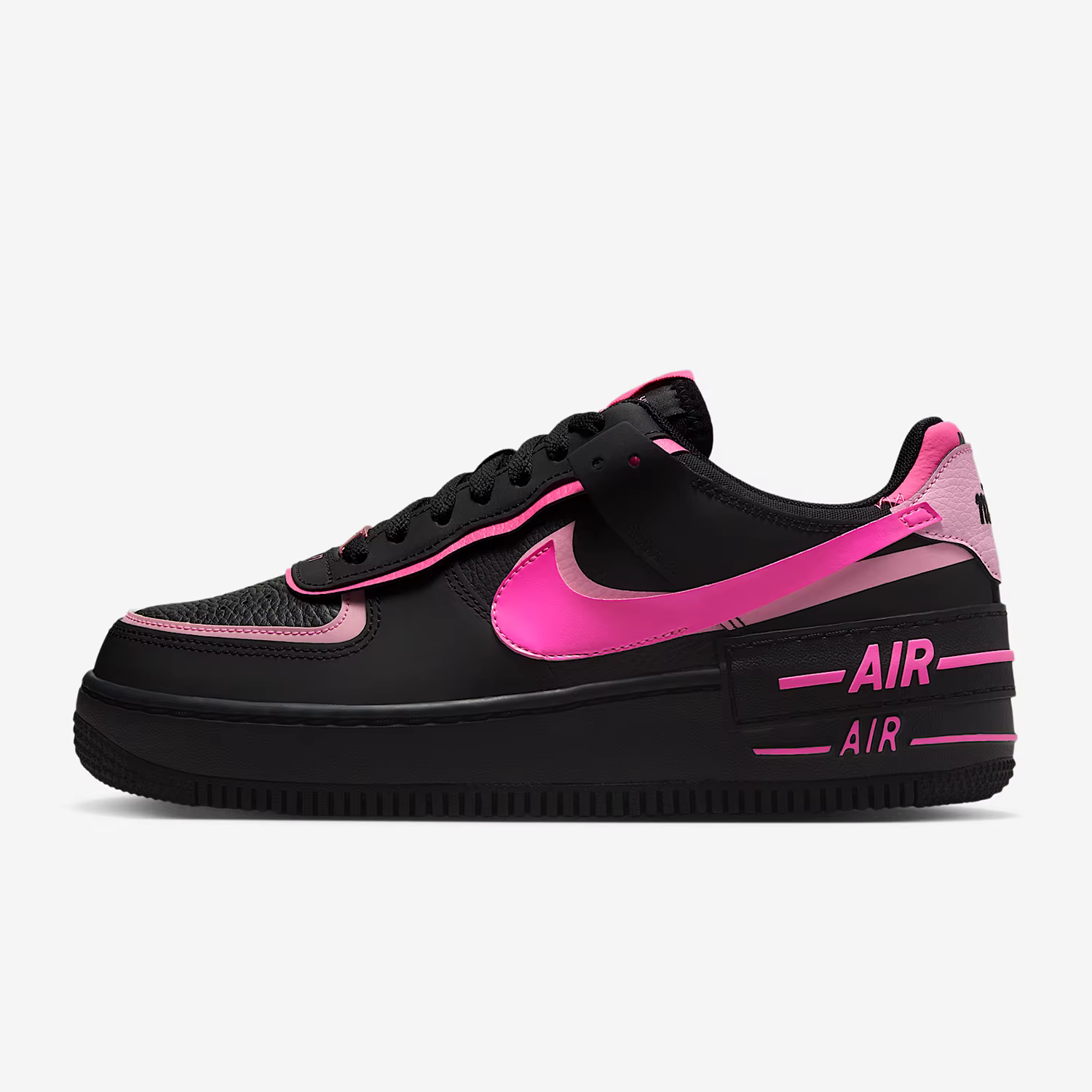 Nike véritable Air Force 1 chaussures à semelles épaisses légères à la mode pour femmes CI0919-006