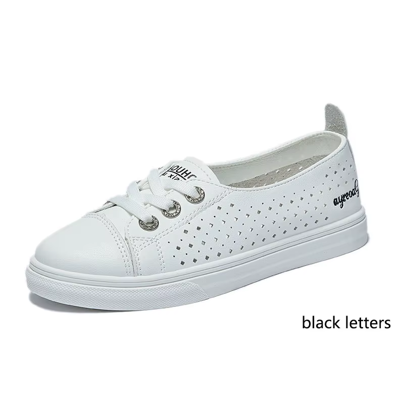 Chaussures plates femmes blanc