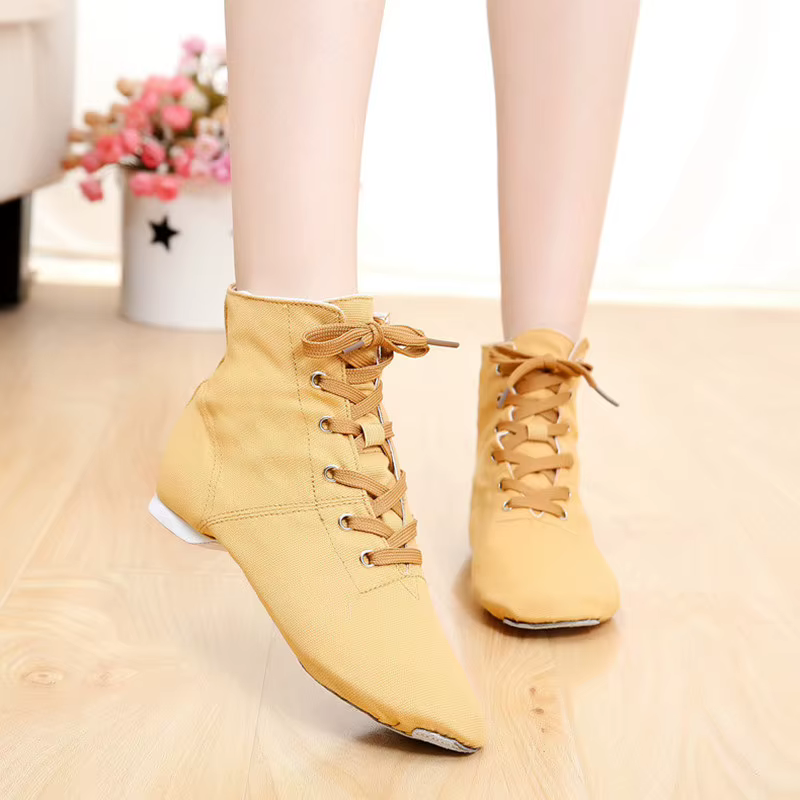Chaussures de danse jazz en toile pour hommes et femmes