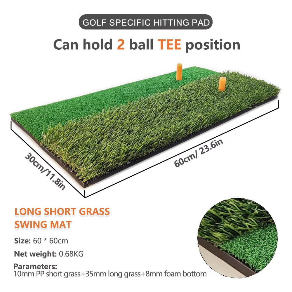 Tapis de frappe de Golf, aide à l'entraînement de Golf en intérieur et en extérieur, 4 Styles, Mini pratique, tapis d'herbe PP Durable, exercice d'arrière-cour, livraison directe